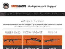 Tablet Screenshot of gunmann.com